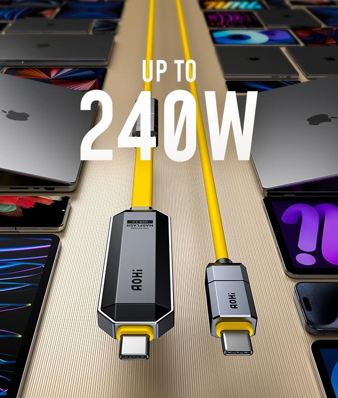 Siêu cáp sạc 240W kiêm ổ cứng mini gây sốt trên nền tảng Kickstarter - Techlade