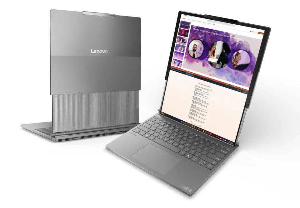 Lenovo "lỡ tay" hé lộ ThinkBook Plus: Laptop màn hình cuộn của Lenovo bị lộ trước thời điểm ra mắt - techlade