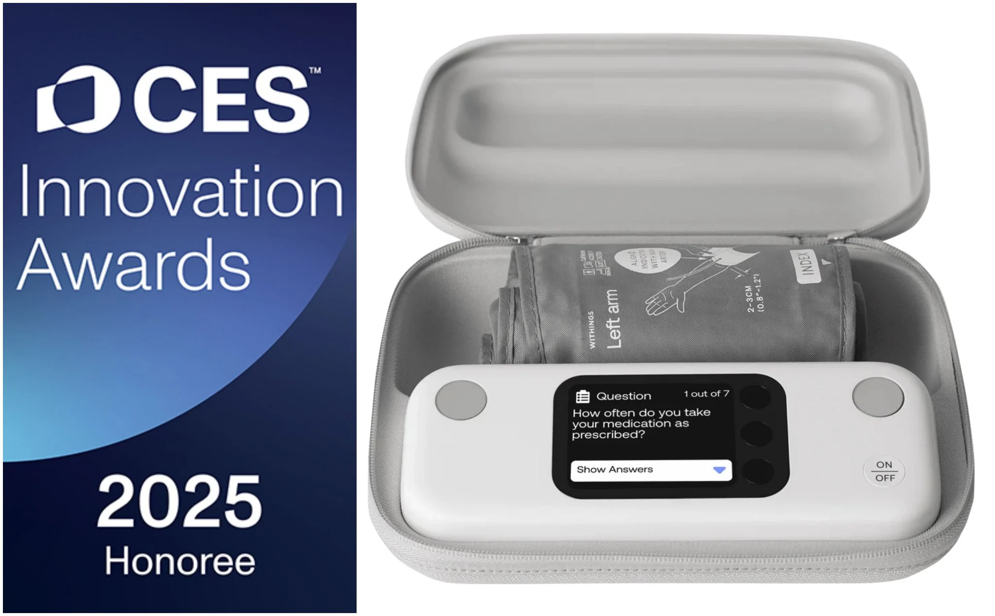 CES 2025: Withings BMP Pro 2 - Thiết bị đo huyết áp thông minh tích hợp AI - techlade