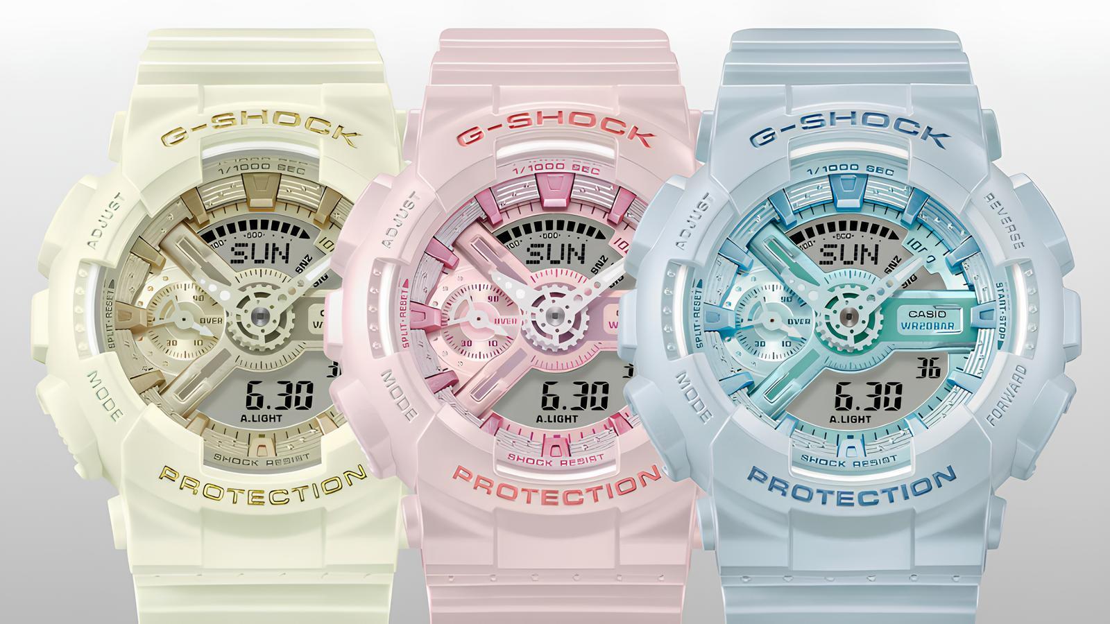 G-Shock "bắt sáng" với bộ ba đồng hồ ánh ngọc trai - Techlade