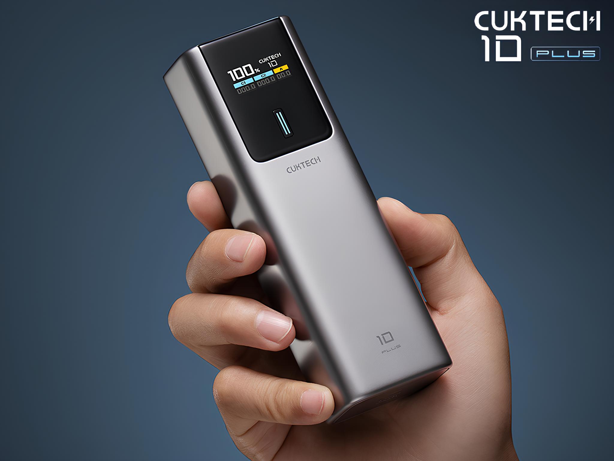 Cuktech 10 Plus: Power bank 120W với thiết kế độc đáo - Techlade