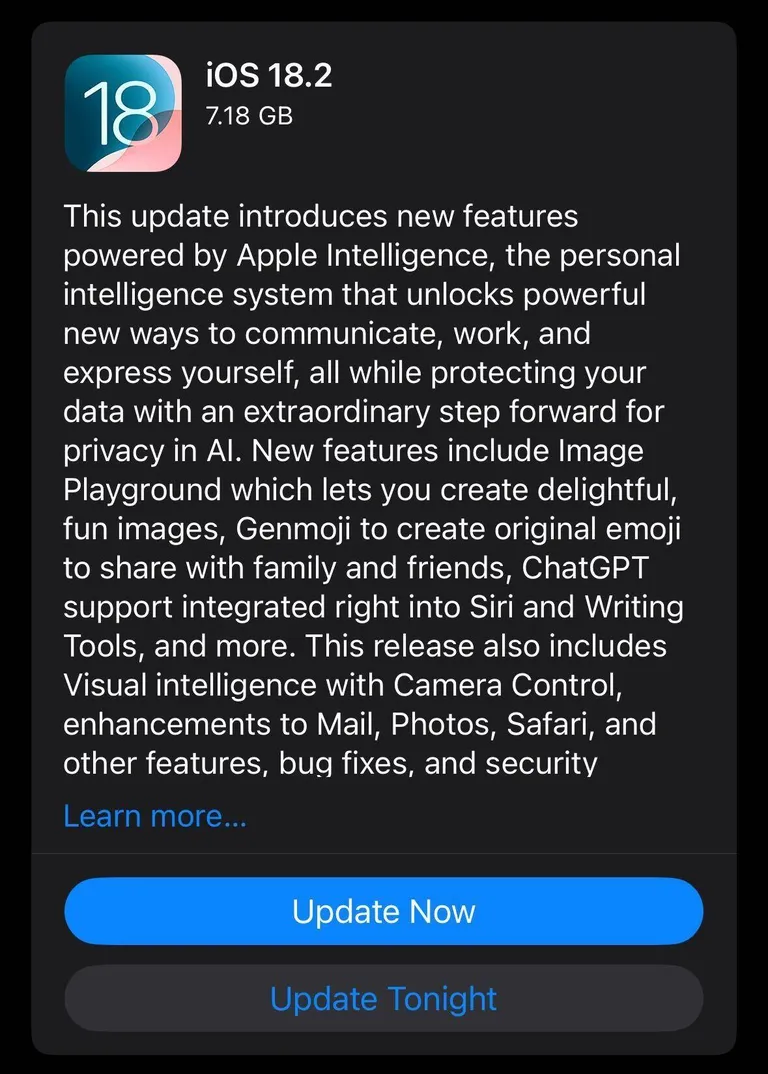 iOS 18.2: Bản cập nhật đáng mong chờ nhất cho iPhone - techlade