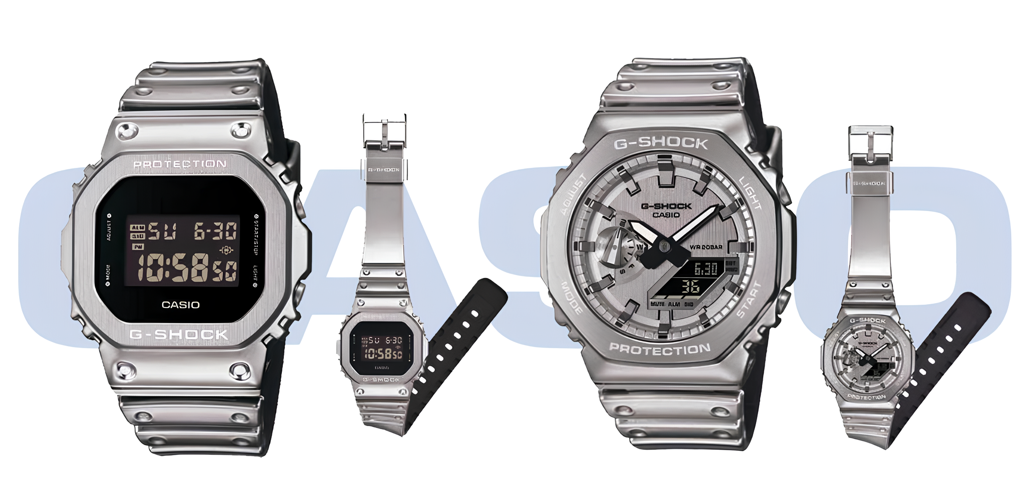 Casio hé lộ hai mẫu đồng hồ G-Shock mới với thiết kế kim loại đột phá - Techlade