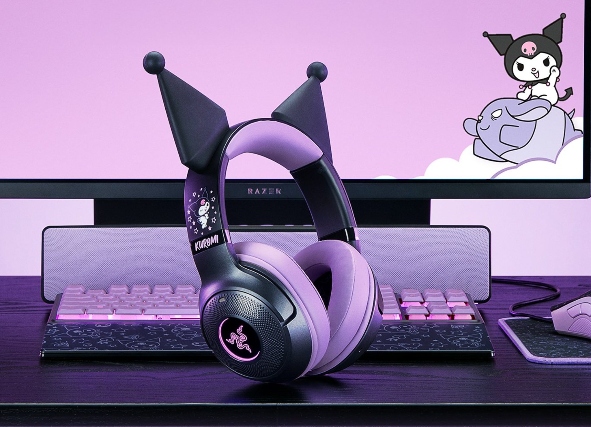 "Hóa thân" thành Kuromi với bộ gaming gear của Razer - Techlade