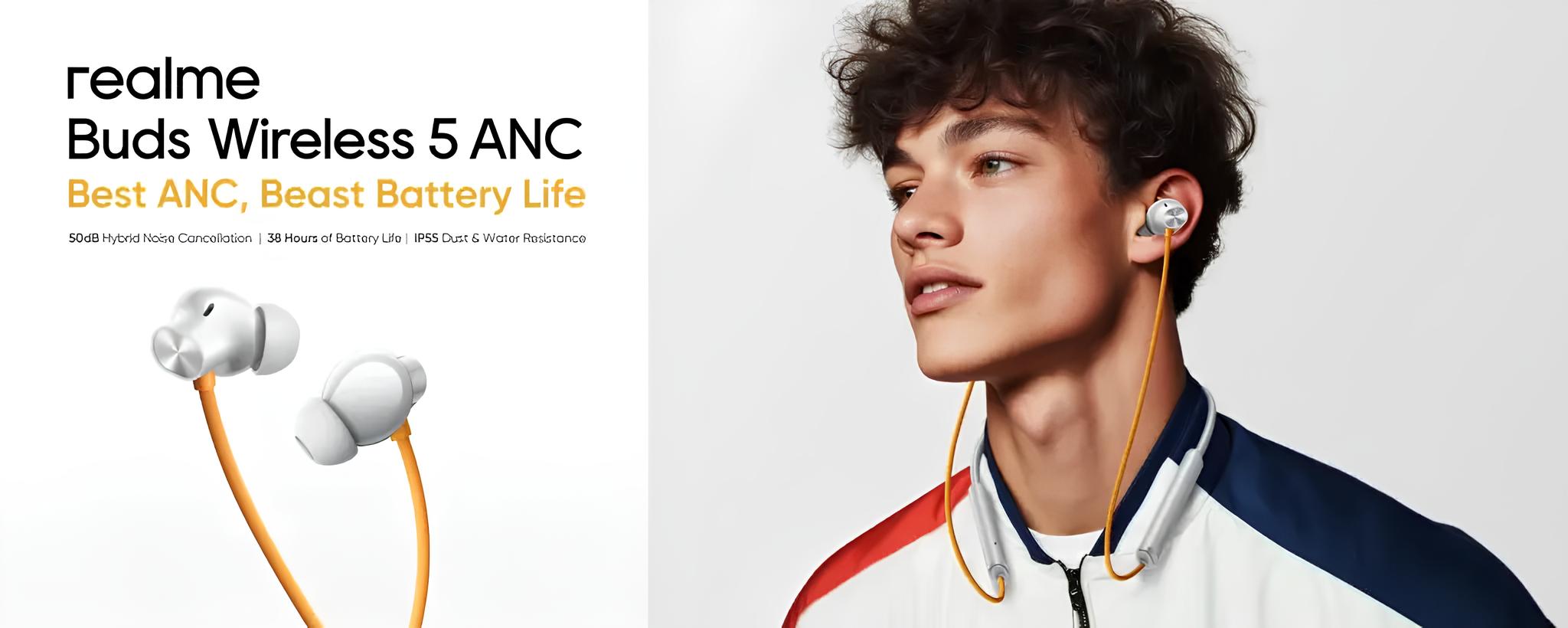 Realme Buds Wireless 5 ANC: Đối thủ nặng ký trong phân khúc tai nghe không dây tầm trung - techlade