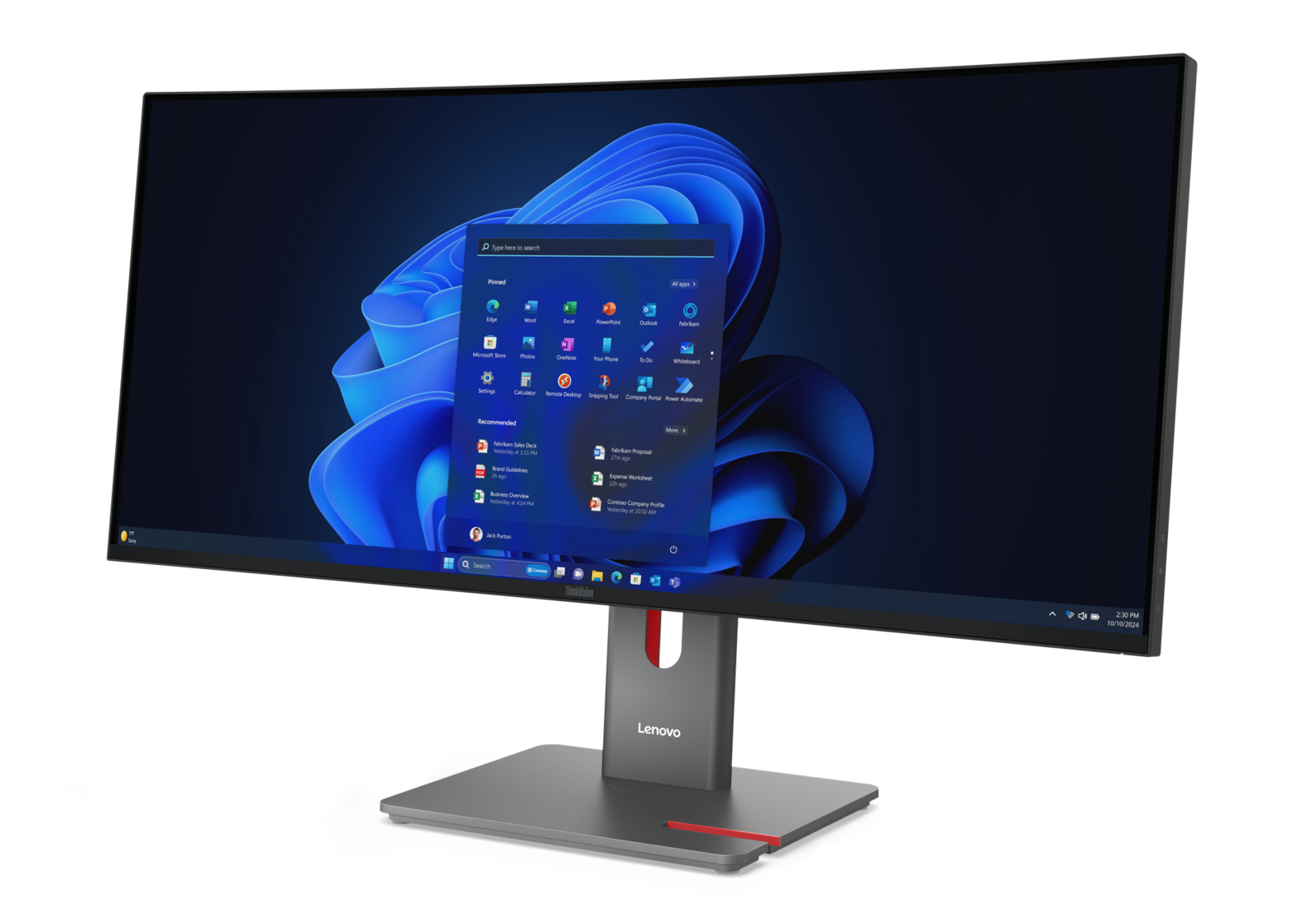 P34W-40 và P34WD-40: Màn hình siêu rộng mới của Lenovo - Techlade