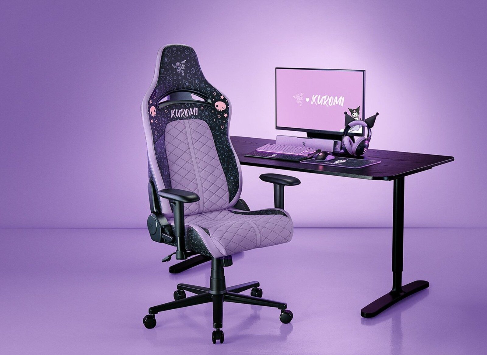 "Hóa thân" thành Kuromi với bộ gaming gear của Razer - Techlade