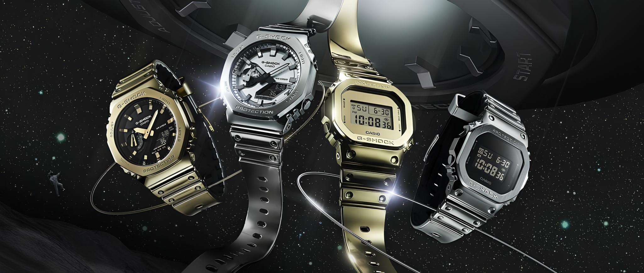 G-Shock Fine Metallic: Tinh tế với vàng và bạc nguyên bản - techlade