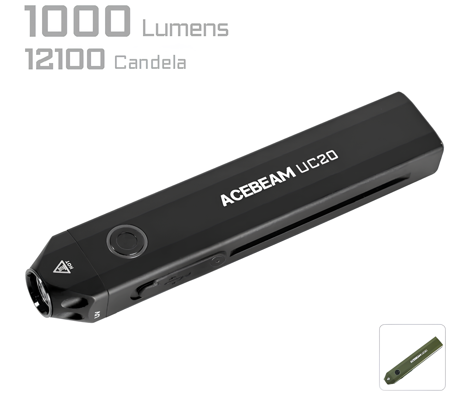Acebeam UC20: Đèn pin EDC "3 trong 1", siêu sáng với giá hạt dẻ - Techlade