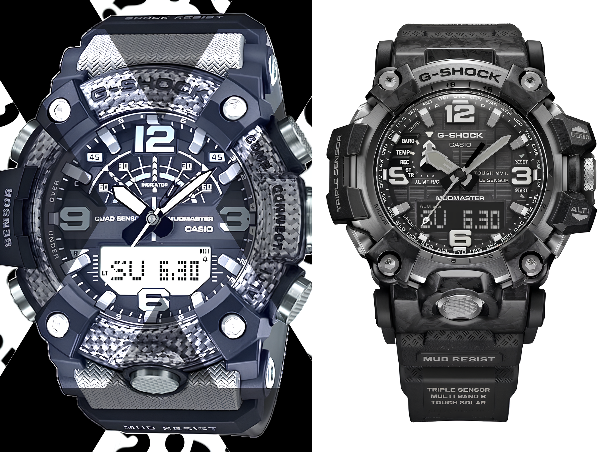 Casio G-Shock Mudmaster GG-B100X: "Lộ diện" với vòng bezel carbon rèn - Techlade