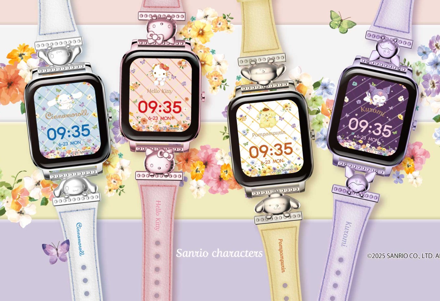 Green House ra mắt bộ tứ smartwatch Sanrio: Kuromi, Cinnamoroll, Hello Kitty và Pompompurin - Techlade