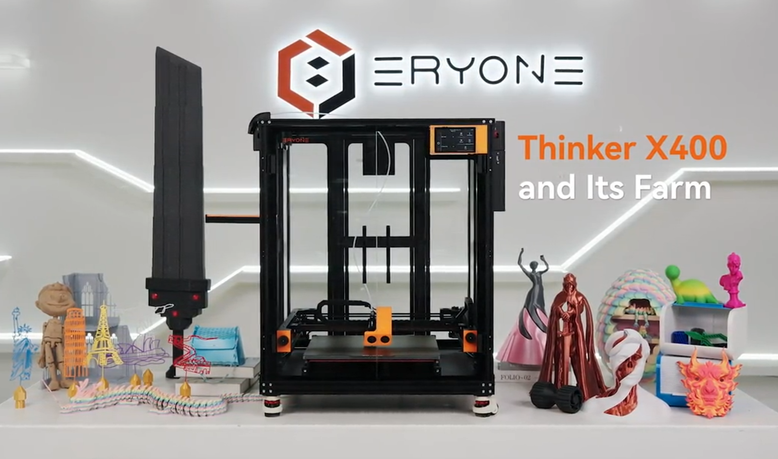 Eryone Thinker X400: Máy in 3D "nồi đồng cối đá" cho doanh nghiệp, in siêu tốc, siêu chính xác - Techlade
