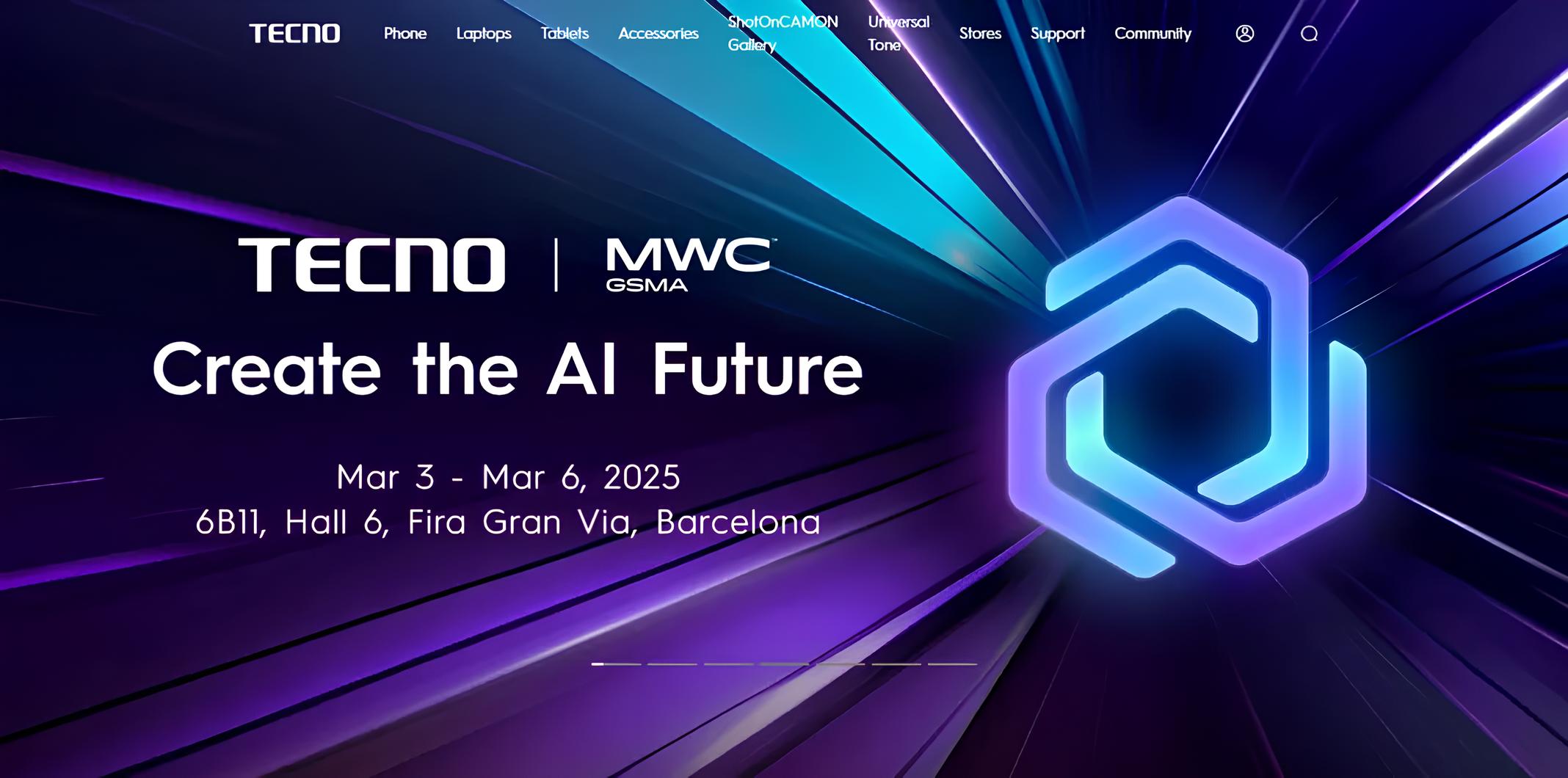 Tecno sẽ ra mắt chuỗi cải tiến AI đầy ấn tượng tại MWC Barcelona 2025 - techlade