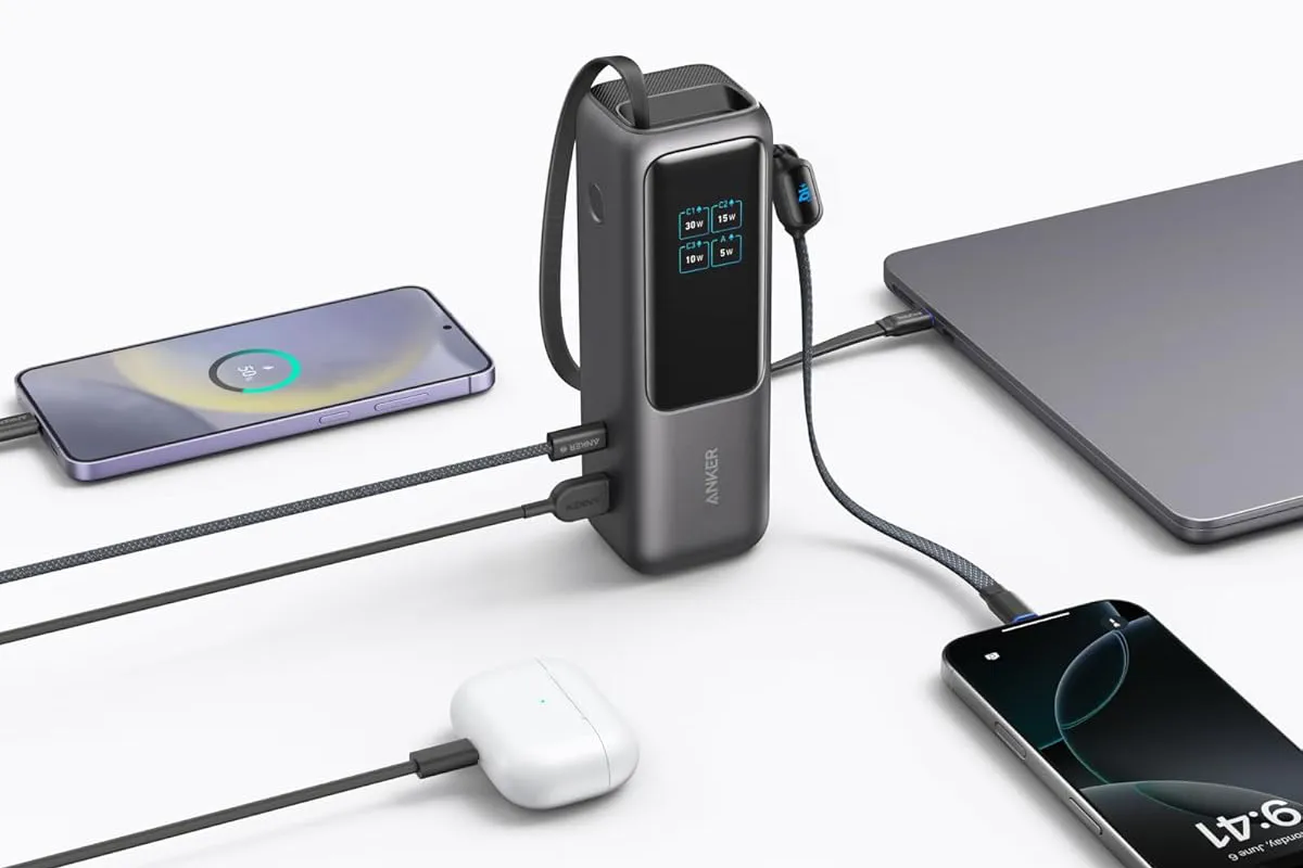 Sạc dự phòng Anker InstaCord: Cáp USB-C kép tiện lợi, giảm giá sốc 20% - techlade
