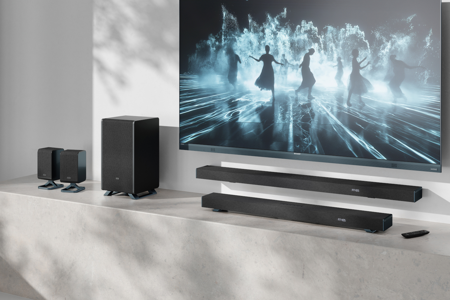 Sharp ra mắt hai mẫu soundbar mới với hệ thống âm thanh vòm không dây - Techlade