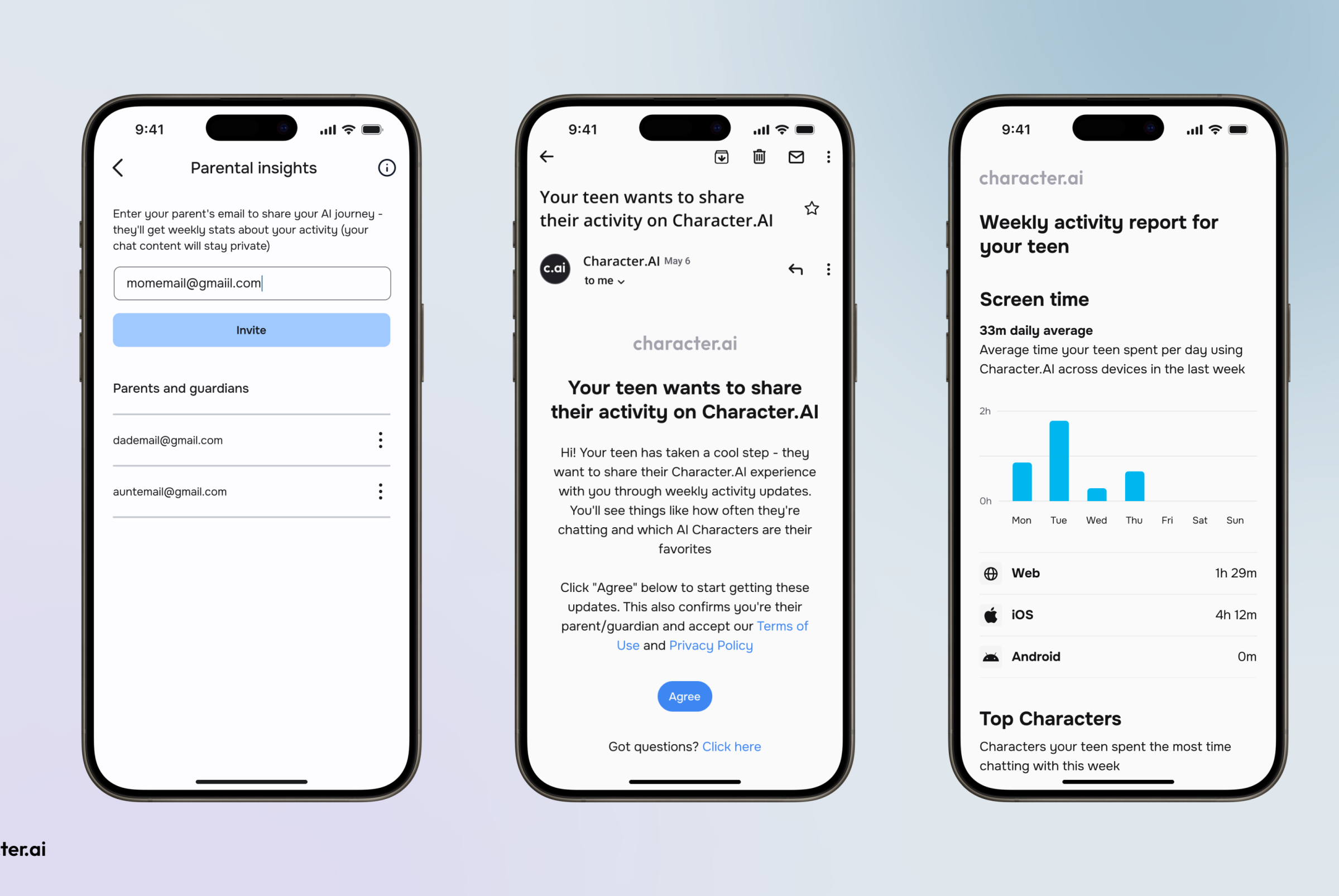 Character.ai: Cha mẹ giờ đây có thể biết con cái đang trò chuyện với những bot nào - techllade