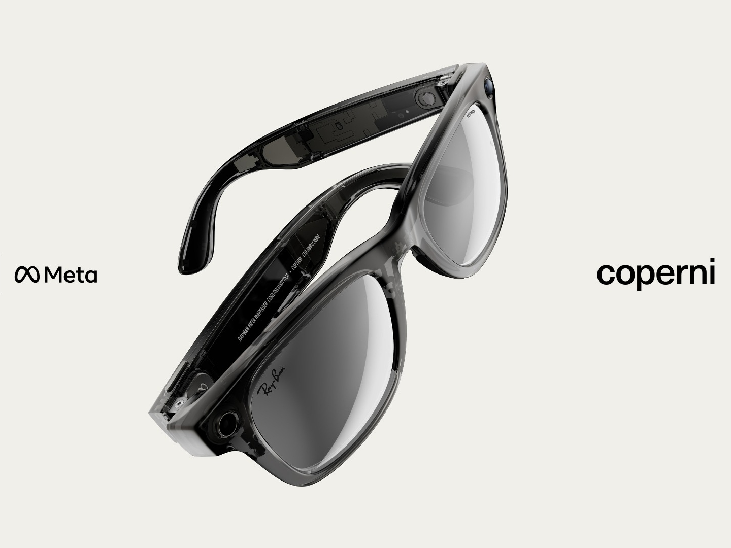 Ray-Ban Meta x Coperni: Kính thông minh phiên bản giới hạn với thiết kế trong suốt độc đáo - Techlade