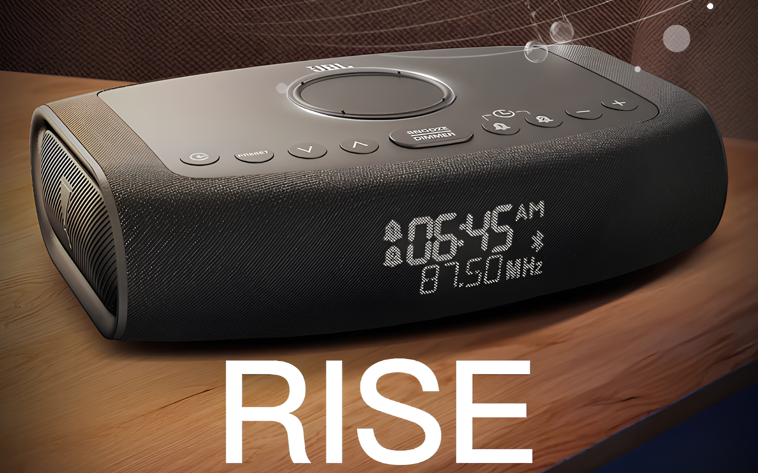 JBL Rise: Loa Bluetooth kiêm đồng hồ báo thức, sạc không dây - Techlade