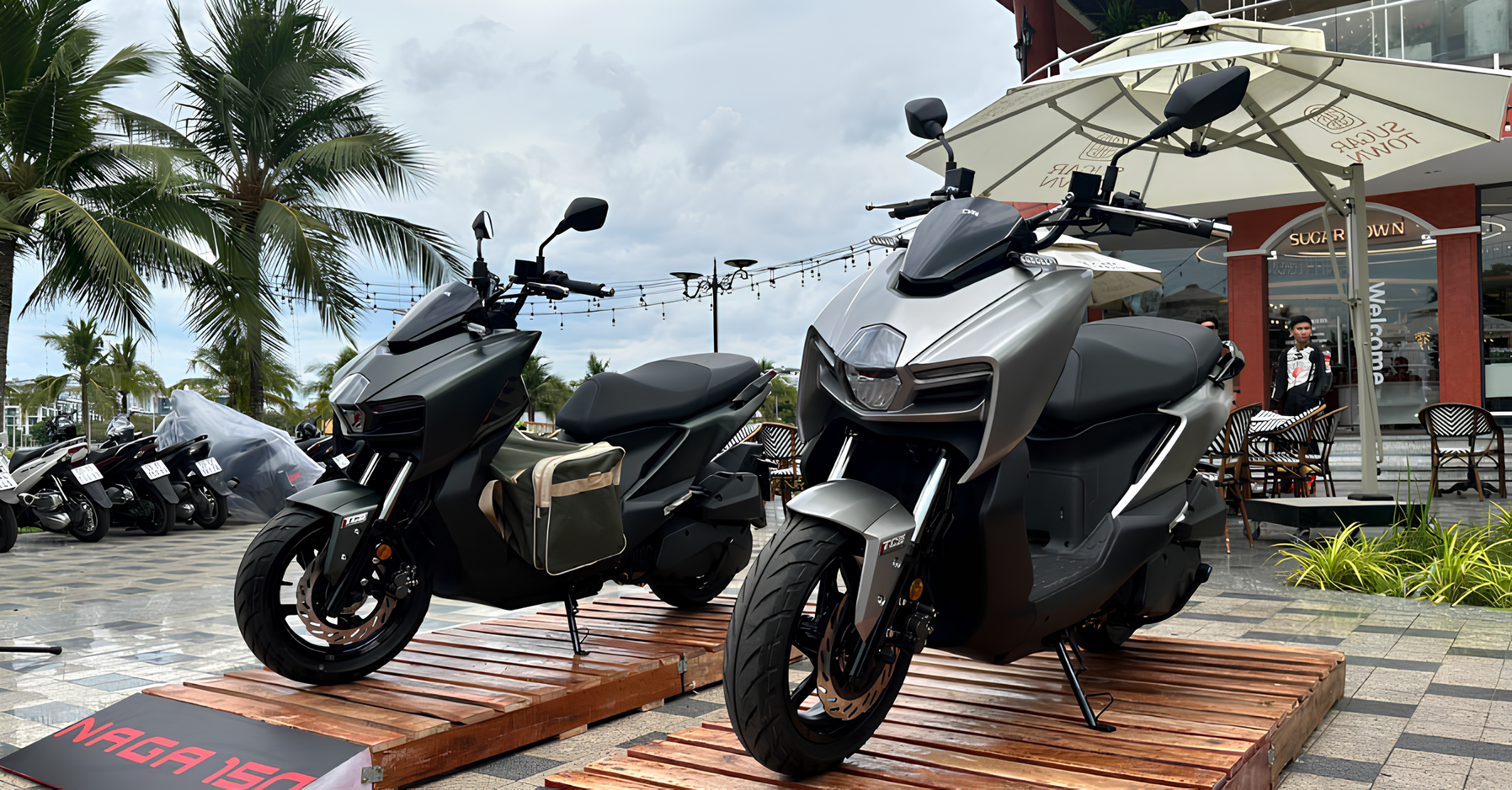 SYM NAGA 150: Xe ga phong cách rắn Mamba với ghi đông trần, ABS 2 kênh - Techlade