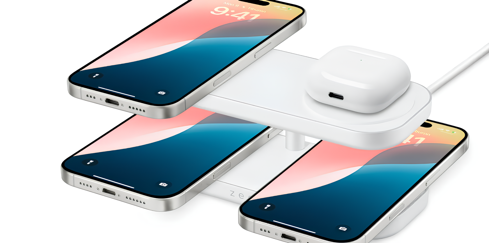 Zens Quattro Wireless Charger Pro 4: Đế sạc không dây đa năng do Apple phân phối - Techlade