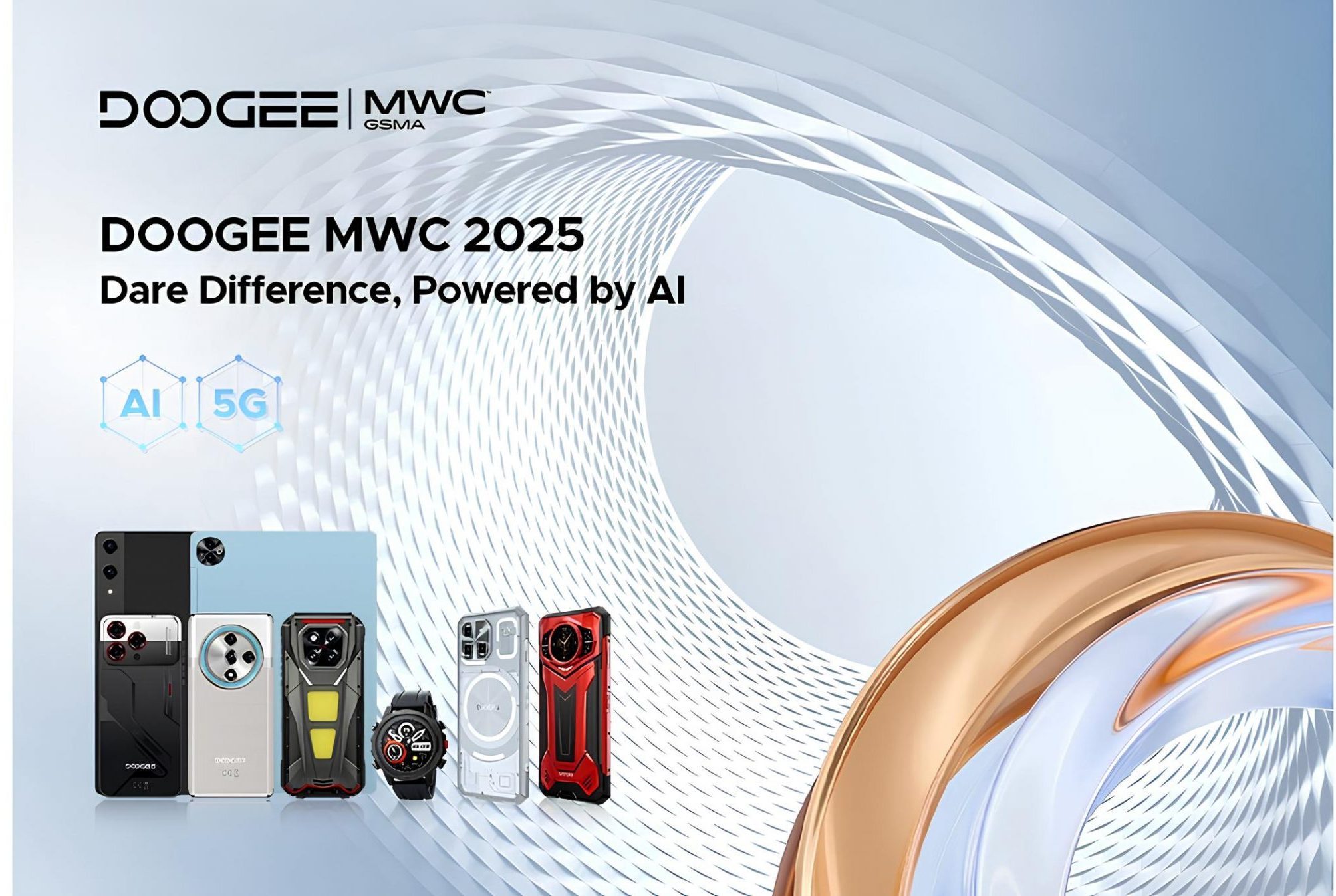 Doogee "trình làng" smartphone "siêu phẩm" tại MWC 2025: Gập, máy chiếu, pin "siêu khủng" - Techlade