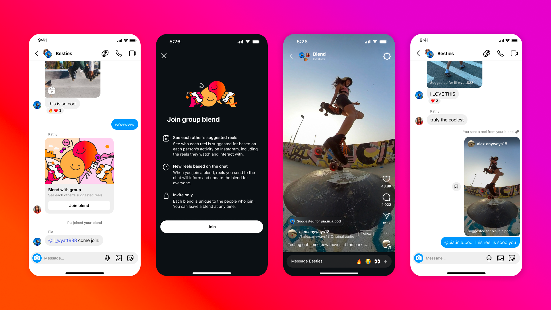 Instagram ra mắt Blend: Cùng bạn bè 'quẩy' Reels trong một feed chung - TECHLADE