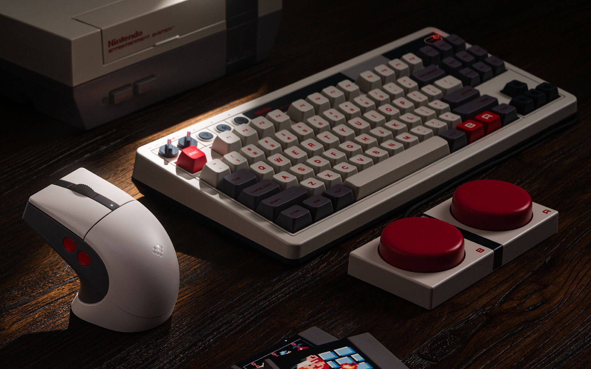 8BitDo Retro R8 Mouse - N Edition: Chuột gaming hoài cổ, "cực chất" cho fan NES - Techlade
