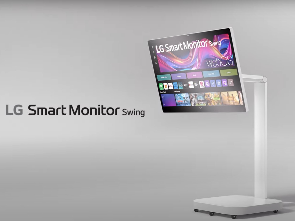 LG Smart Monitor Swing: Màn hình di động đột phá, làm việc và giải trí mọi nơi - Techlade