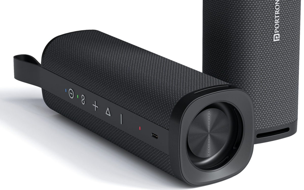 Portronics Fynix 'cháy' hết mình: Loa Bluetooth 30W nhỏ gọn, âm thanh 'đỉnh', pin 'trâu' - techlade