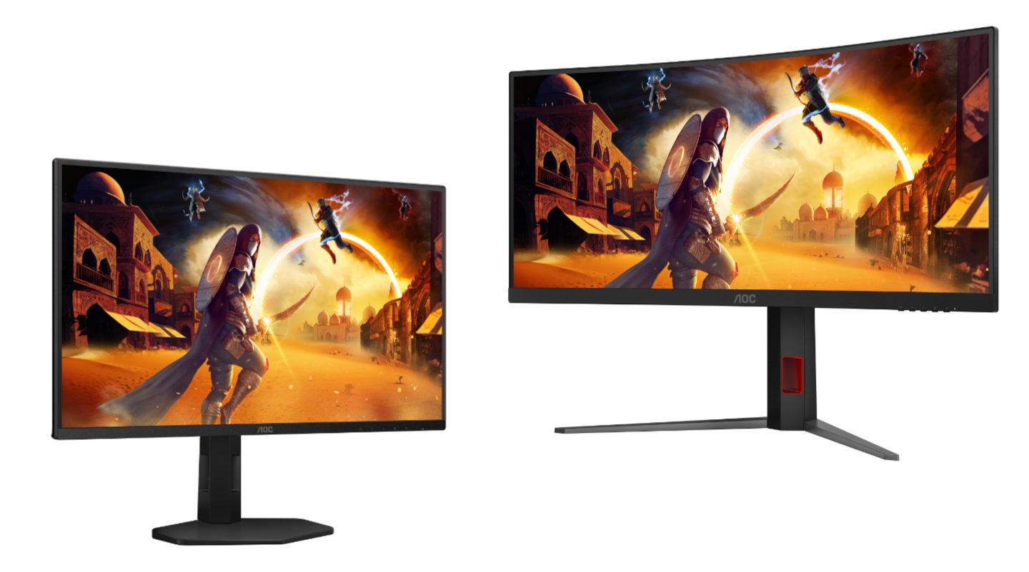 AOC ra mắt Agon 25G4SXU và Agon CU34G4Z: Màn hình gaming giá rẻ, tần số quét cao - Techlade