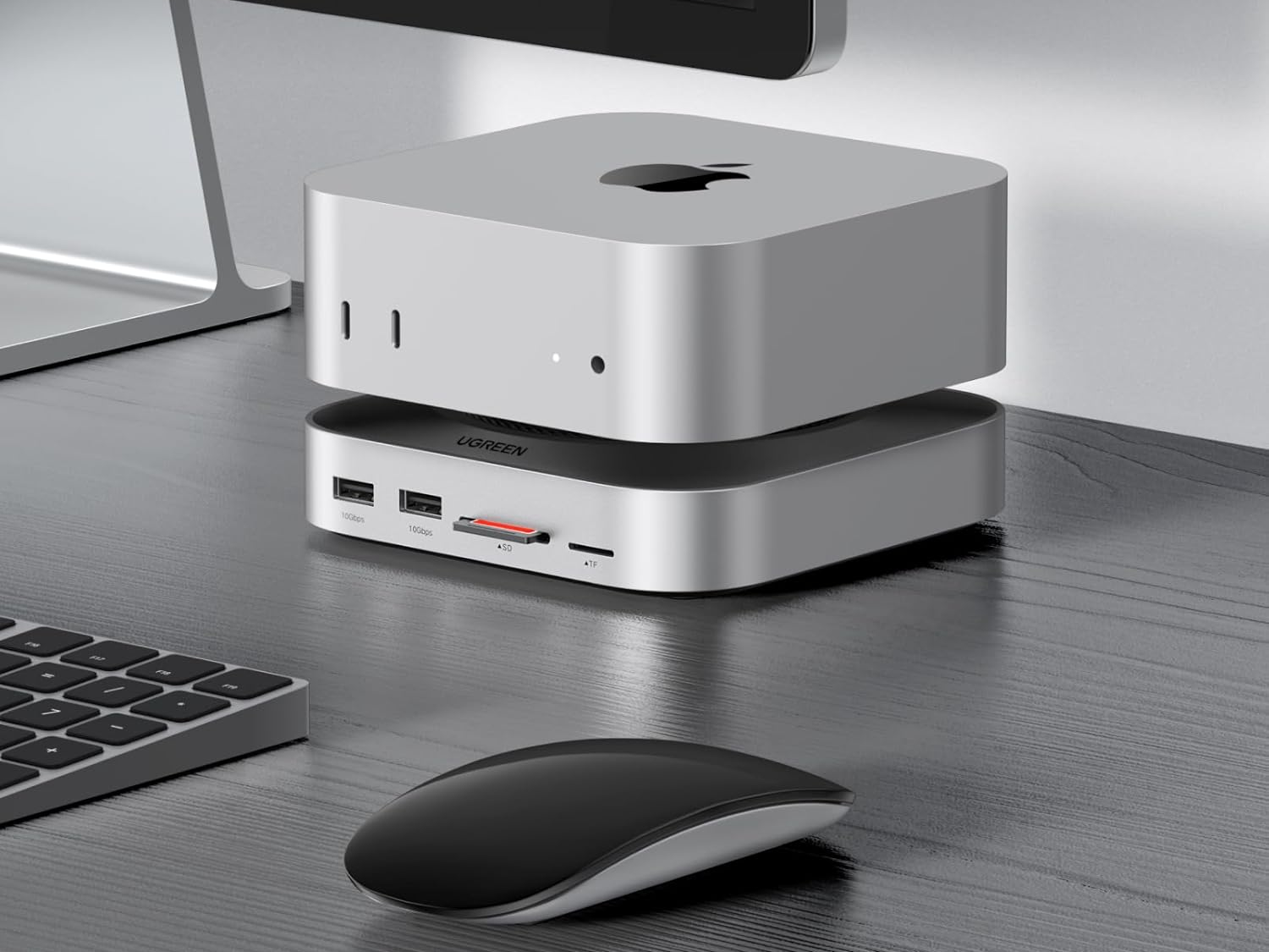Ugreen ra mắt dock mở rộng cho Mac mini: Thêm 10 cổng kết nối và khe cắm SSD NVMe - Techlade