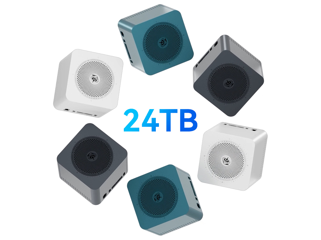 Beelink ME mini: NAS đa hệ điều hành, 6 khe SSD NVMe - Techlade