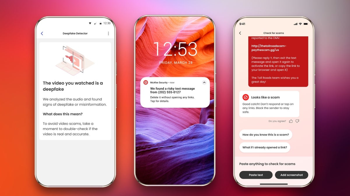 McAfee tung 'vũ khí' mới chống lại tin nhắn, cuộc gọi lừa đảo và deepfake video - techlade