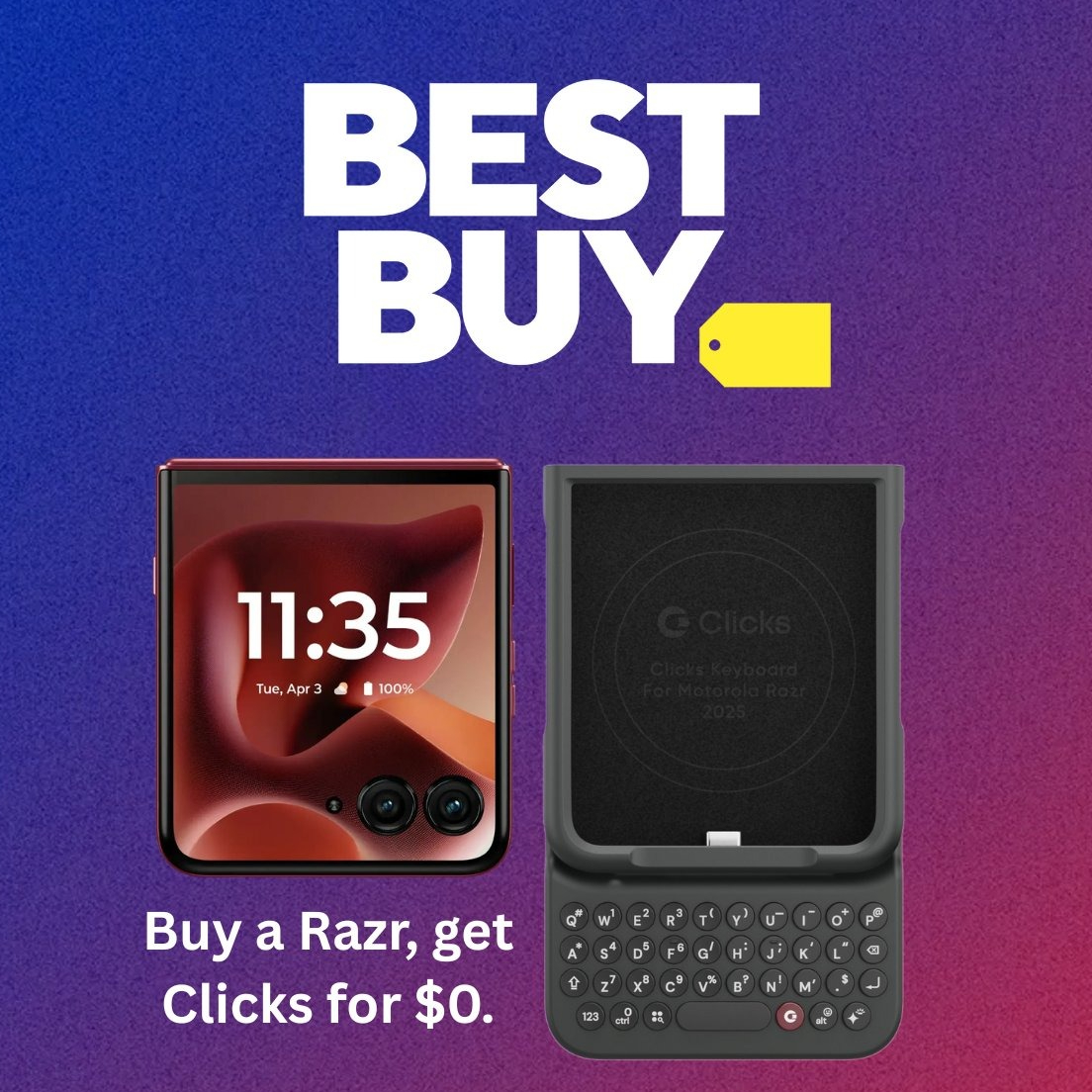 Đặt trước Motorola Razr 2025 tại Best Buy: Nhận ngay bàn phím "BlackBerry hóa" miễn phí - Techlade