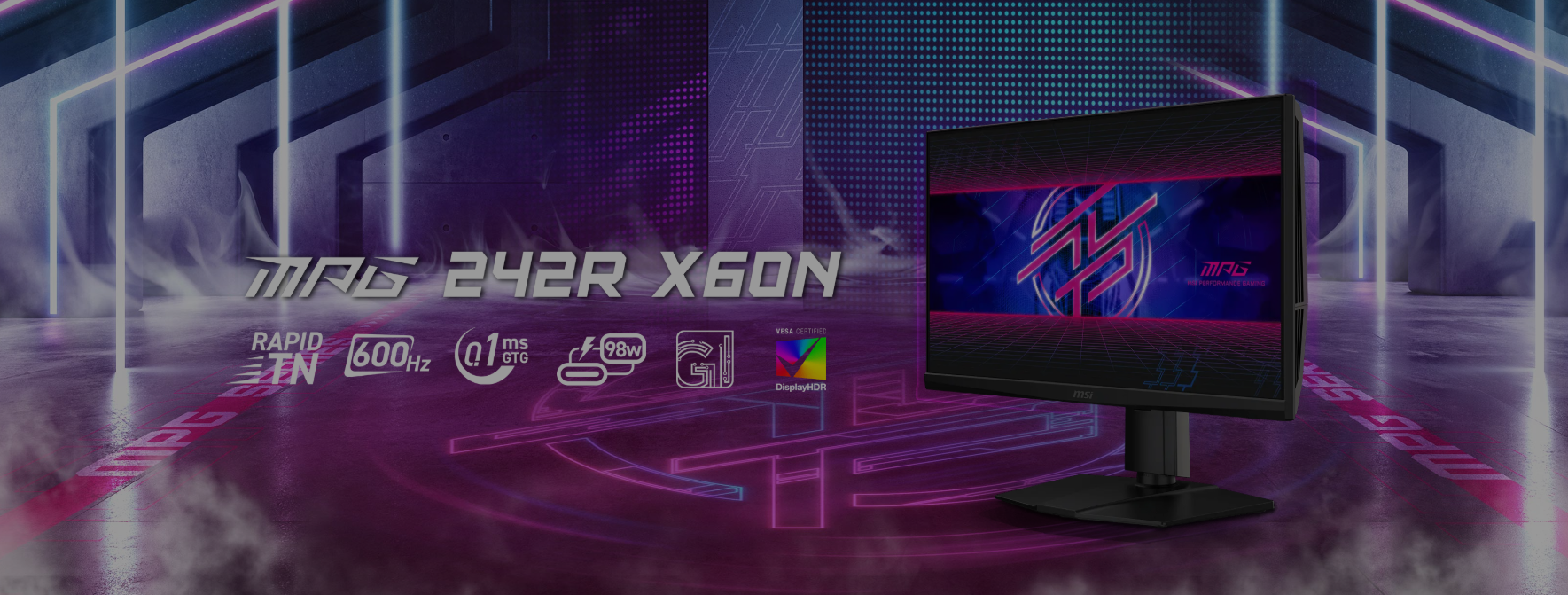 MPG 242R X60N: Màn hình gaming 600 Hz của MSI ra mắt tại Trung Quốc - Techlade