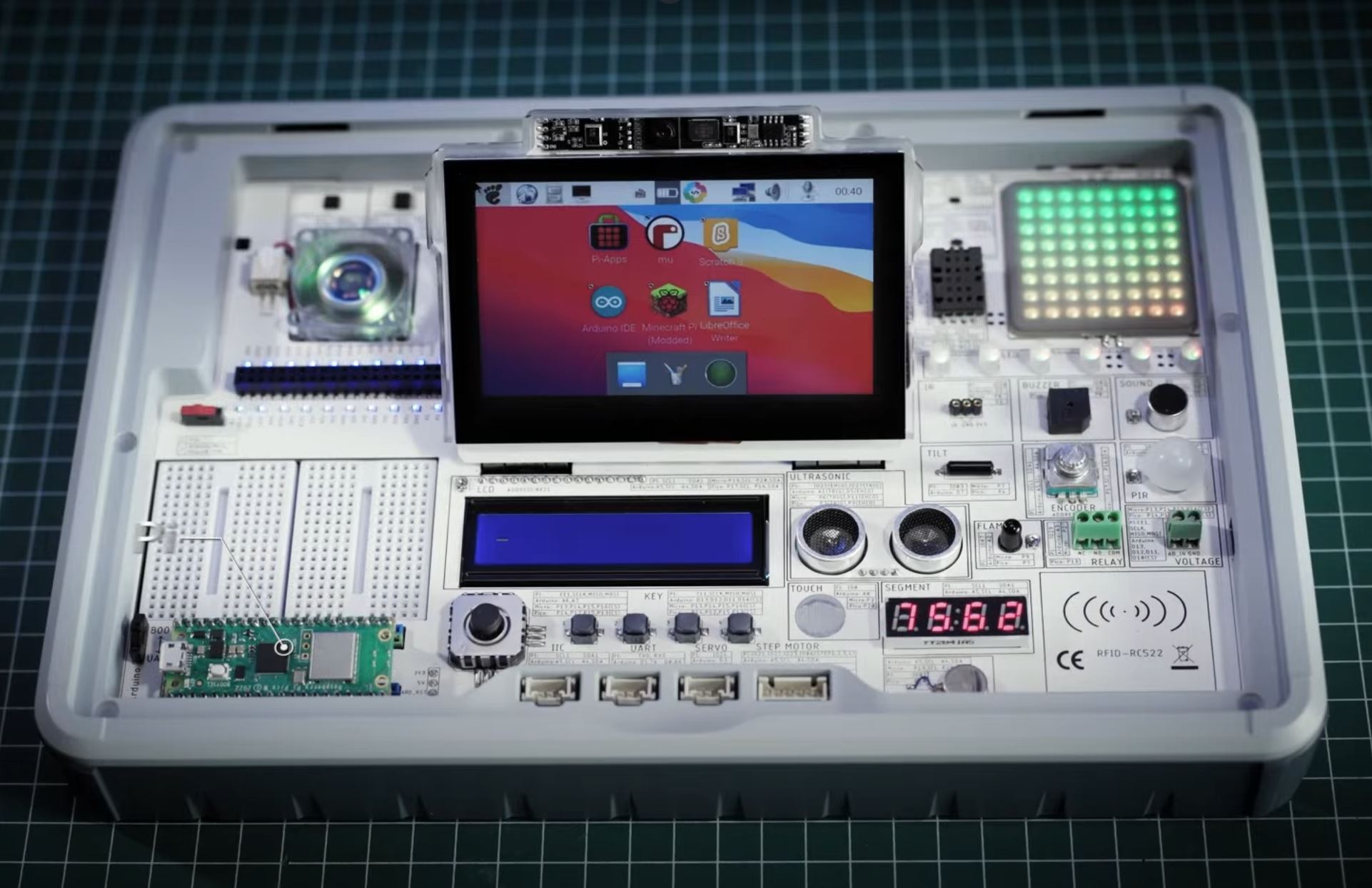 CrowPi 3: Nền tảng học tập và phát triển AI di động, biến Raspberry Pi thành "trạm làm việc" đa năng - Ongkinh