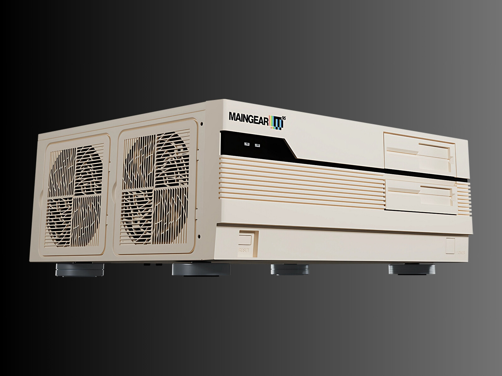 Maingear Retro95 ra mắt: PC gaming "hoài cổ" phong cách thập niên 90 - Techlade