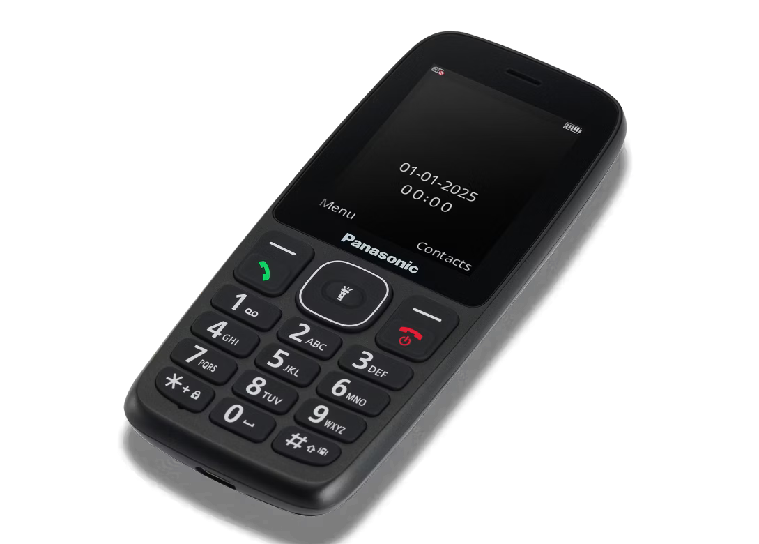 Panasonic KX-TF400 ra mắt: Điện thoại phổ thông 4G pin 8 ngày, nút bấm lớn - Techlade