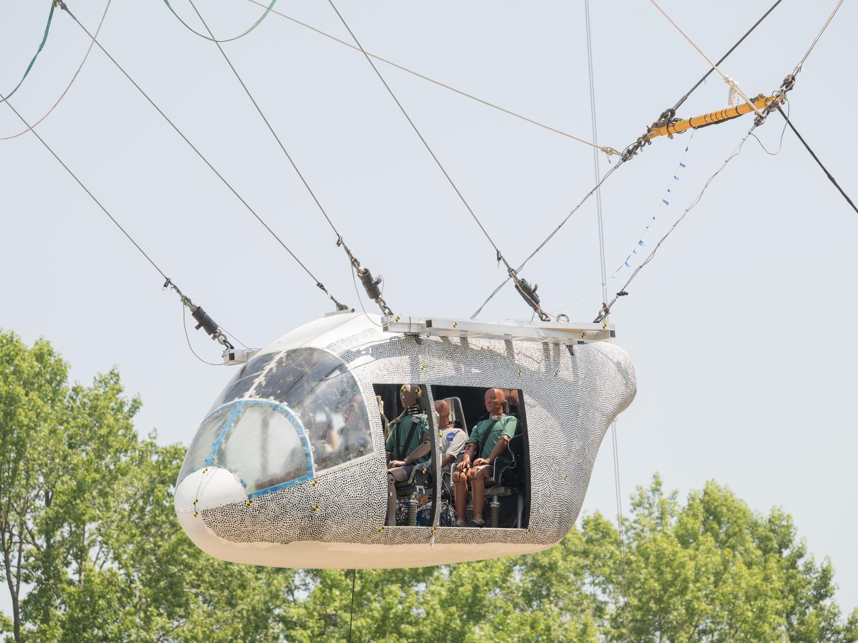 NASA thử nghiệm va chạm máy bay taxi điện - Techlade