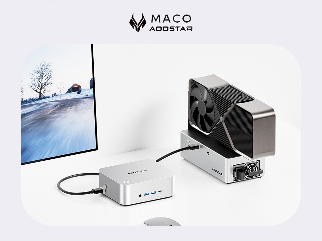 Aoostar MACO ra mắt tại Trung Quốc: Mini PC AMD Ryzen 7 Pro, 2 cổng USB4, tản nhiệt buồng hơi - Techlade