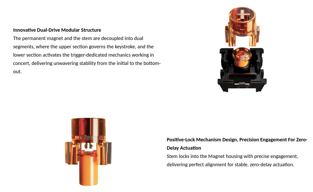 Gateron sắp ra mắt switch Hall Effect có khấc tactile - Techlade