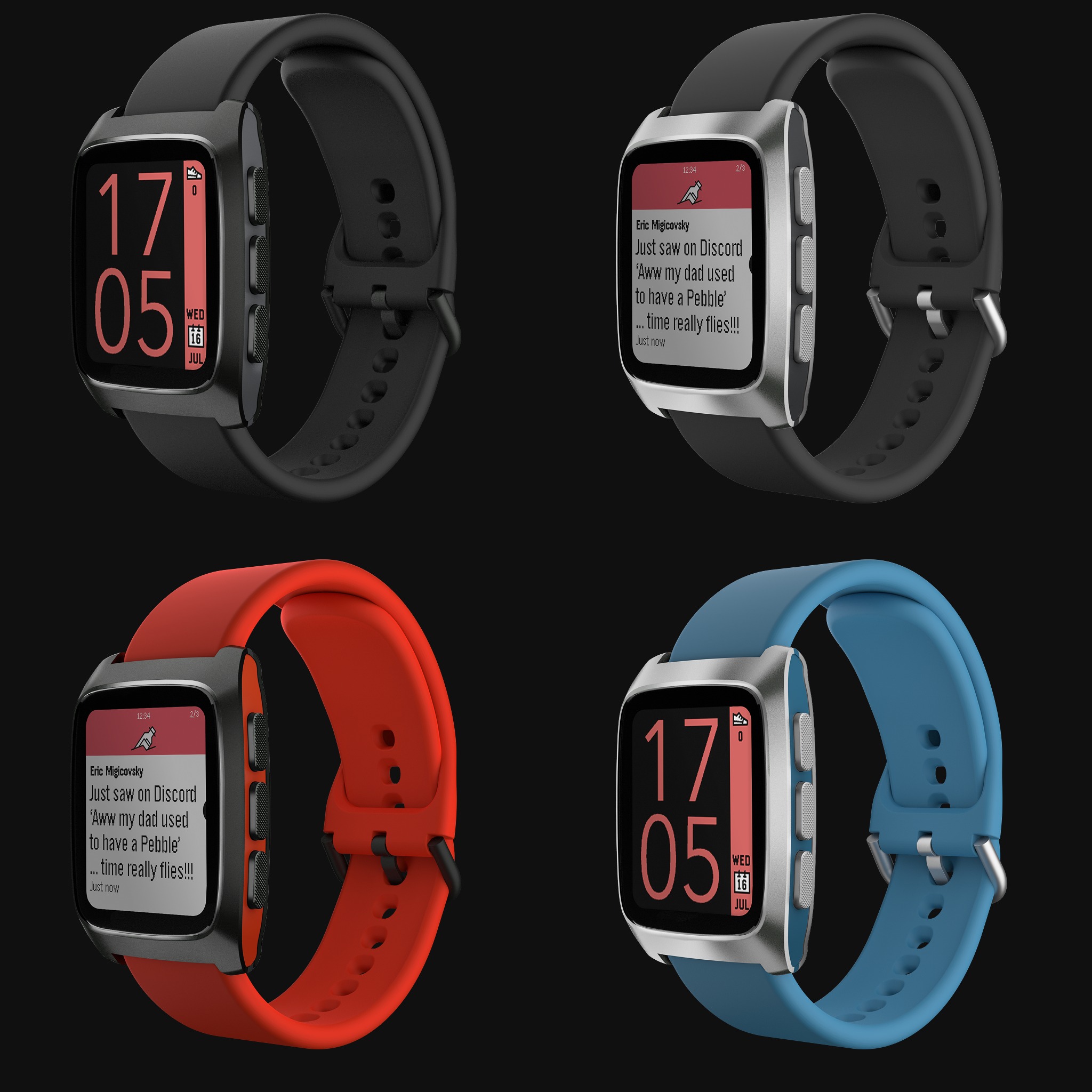 Pebble Time 2* ra mắt với thiết kế cuối cùng: Vỏ thép không gỉ, micro và cảm biến la bàn mới - Techlade