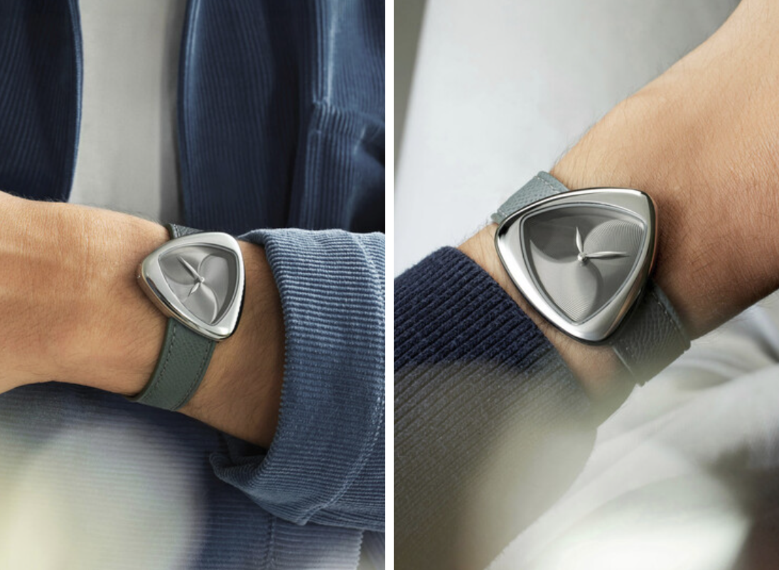 Anoma A1 Optical ra mắt: Đồng hồ vỏ tam giác bo tròn, mặt số chạm khắc nghệ thuật - Techlade