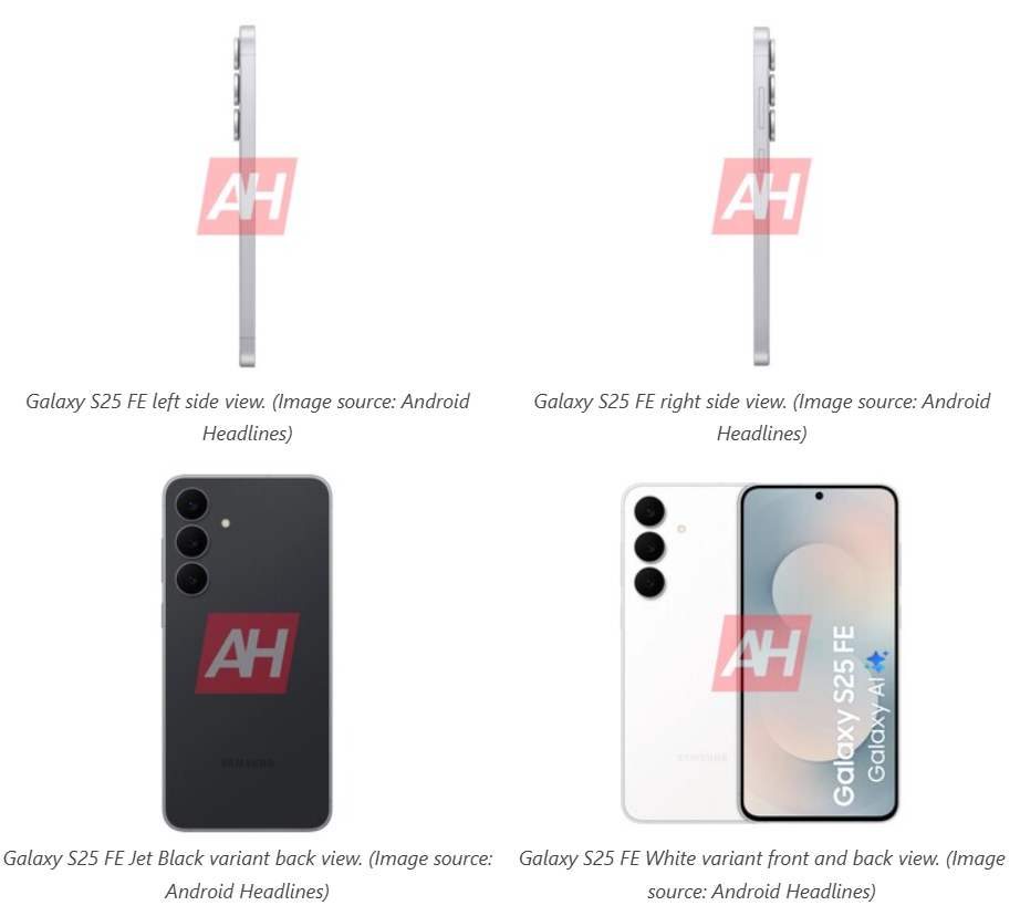 Samsung Galaxy S25 FE lộ diện: Thiết kế tối giản, pin 4.900 mAh sạc nhanh 45W - Ongkinh