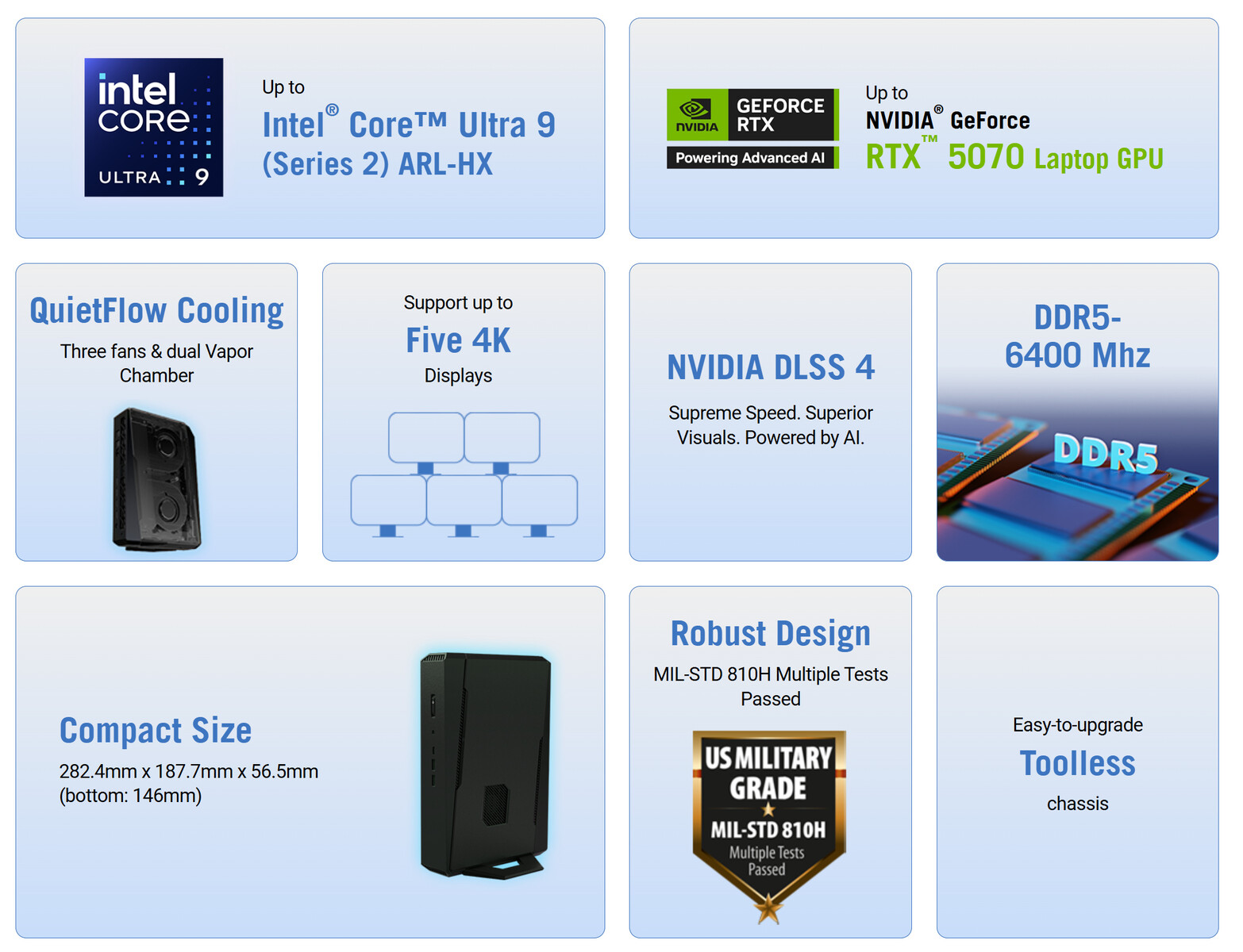 Asus NUC 15 Performance ra mắt: Mini PC gaming dùng chip Intel Core Ultra 9, RTX 5070 - Techlade