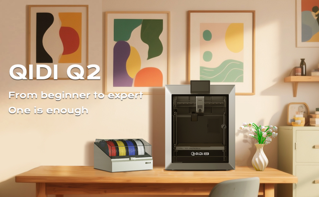 QIDI Q2: Máy in 3D "chuẩn công nghiệp", cân bằng tự động chính xác và in đa màu tới 16 màu - Ongkinhj