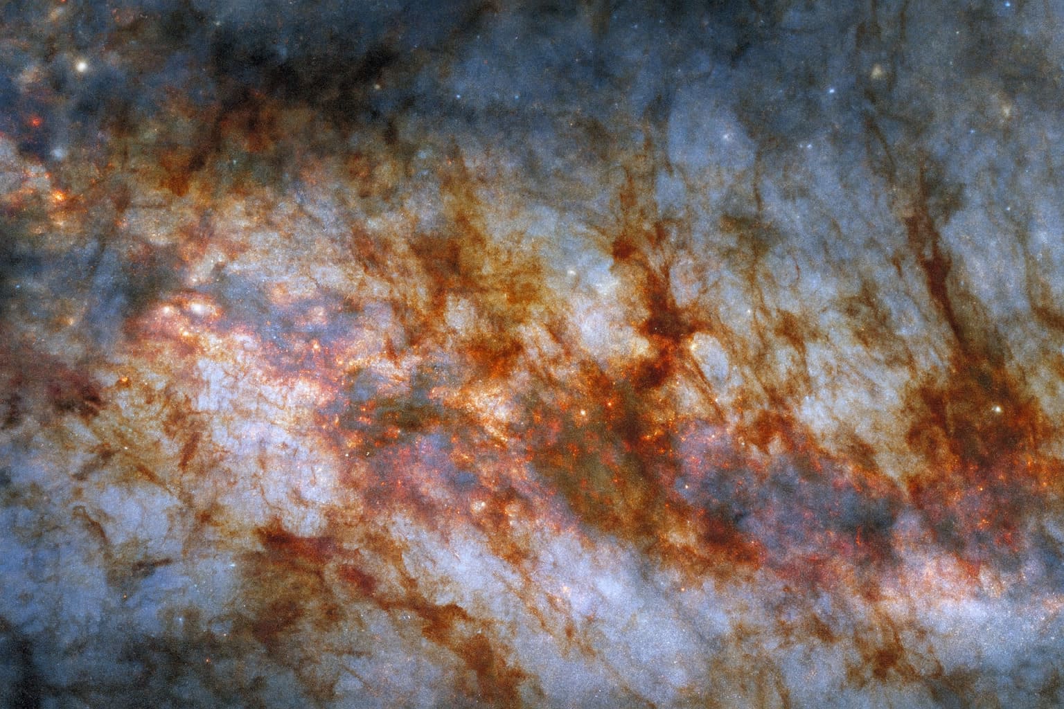 Hubble của NASA và ESA công bố hình ảnh ngoạn mục về lõi thiên hà Xì gà - Techlade