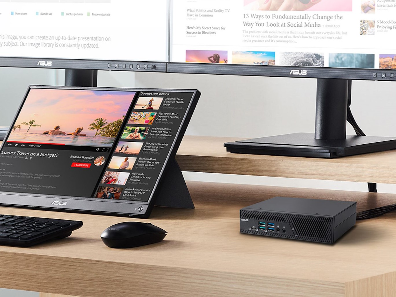 Asus ExpertCenter PB64 ra mắt: Mini PC chip Intel Core Ultra 7, hỗ trợ 4 màn hình và 3 ổ đĩa lưu trữ - Techlade