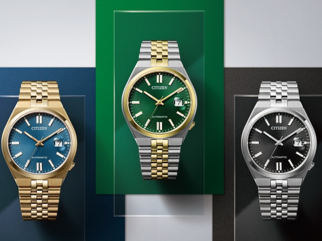 Citizen ra mắt ba mẫu đồng hồ Tsuyosa 60: Thiết kế Art Deco, bộ máy 60 giờ và mặt kính sapphire - Techlade