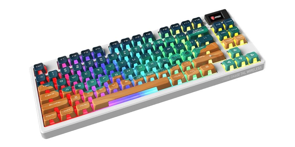 MSI Forge GK600 TKL Special Edition ra mắt: Bàn phím cơ không dây có màn hình 1 inch - Techlade